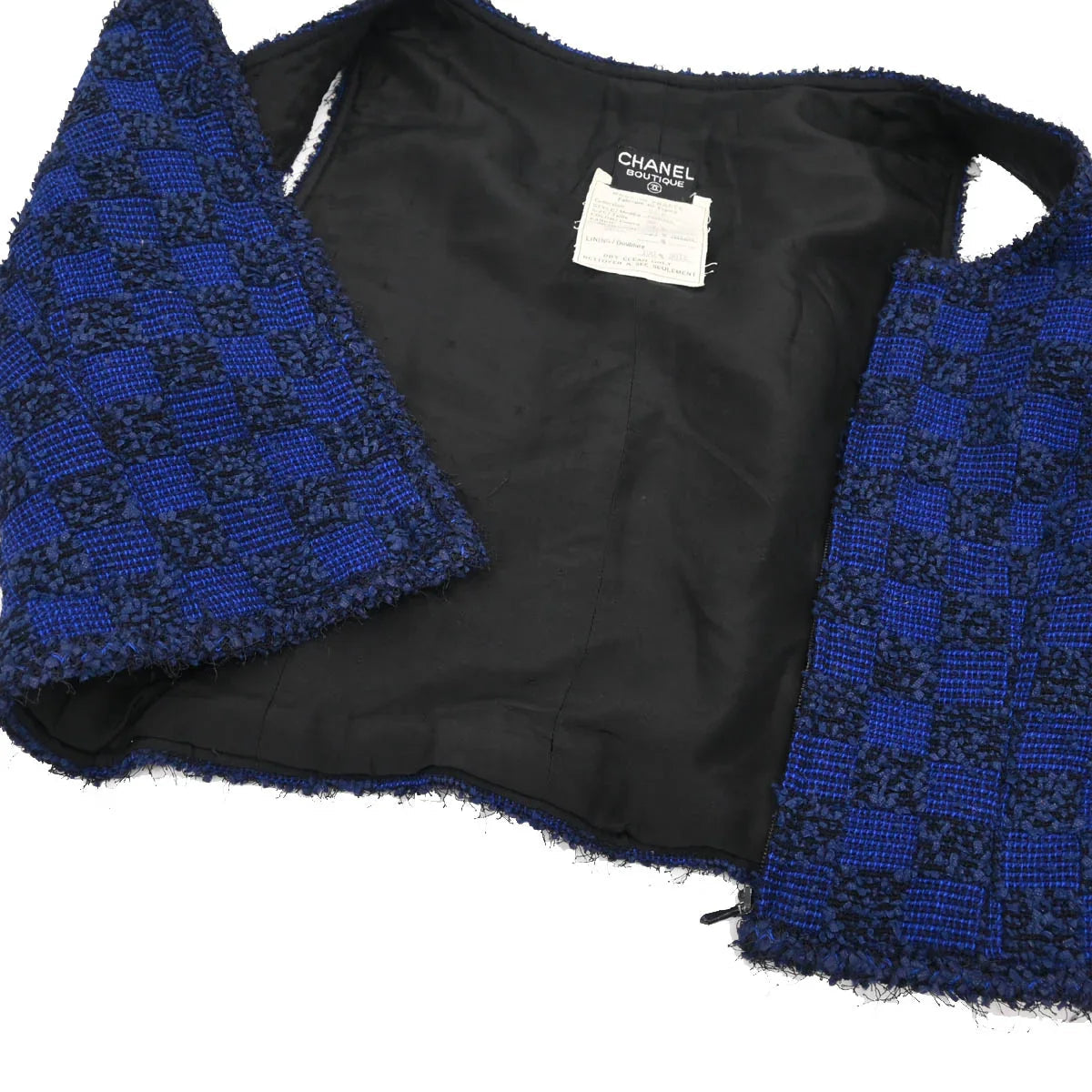 Chanel 1994 Set Jacket Top Blue #40
