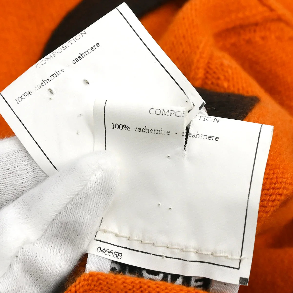 Chanel 1996 Set Cardigan Top Orange #44