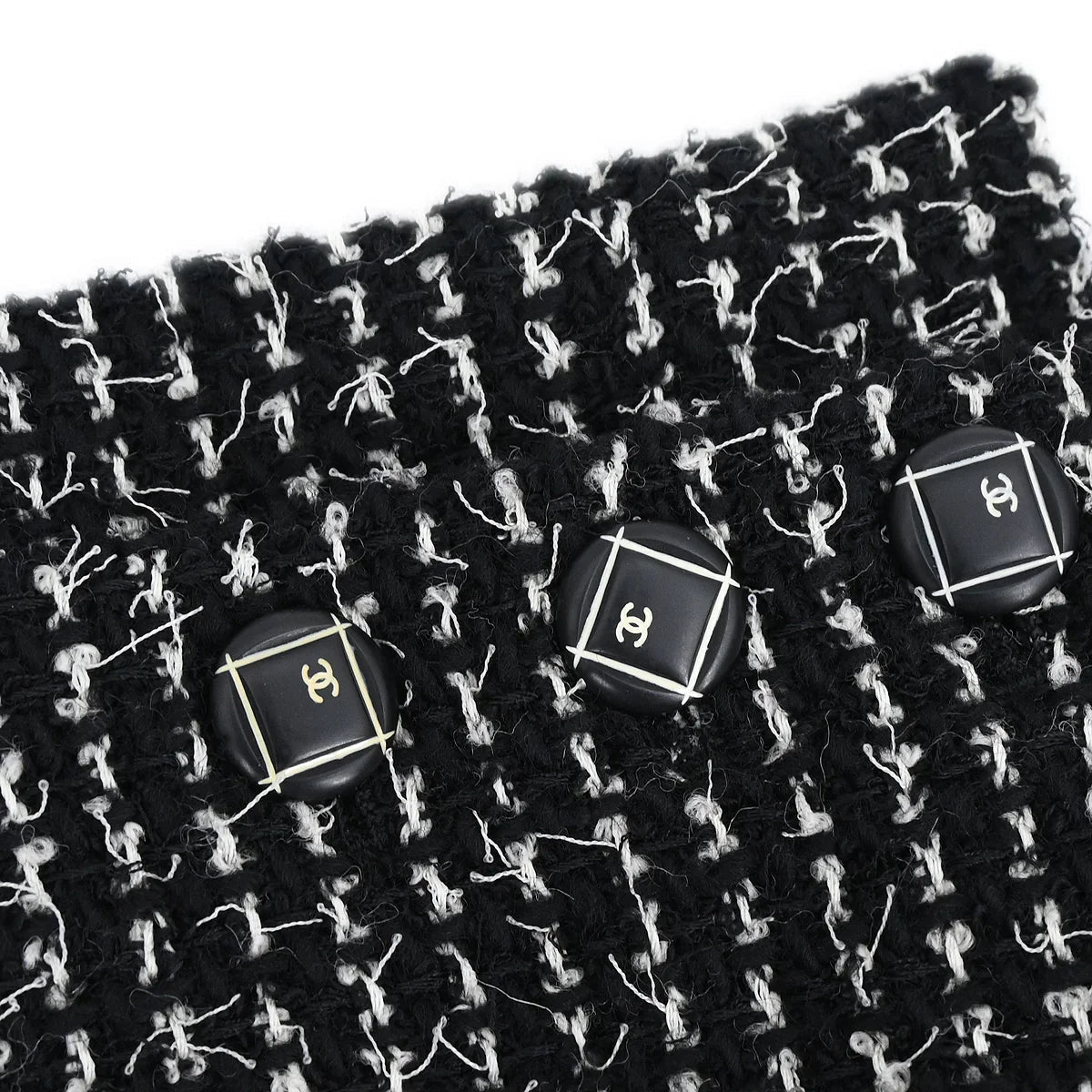 Chanel 2003 Setup Suit Jacket Skirt Black #38