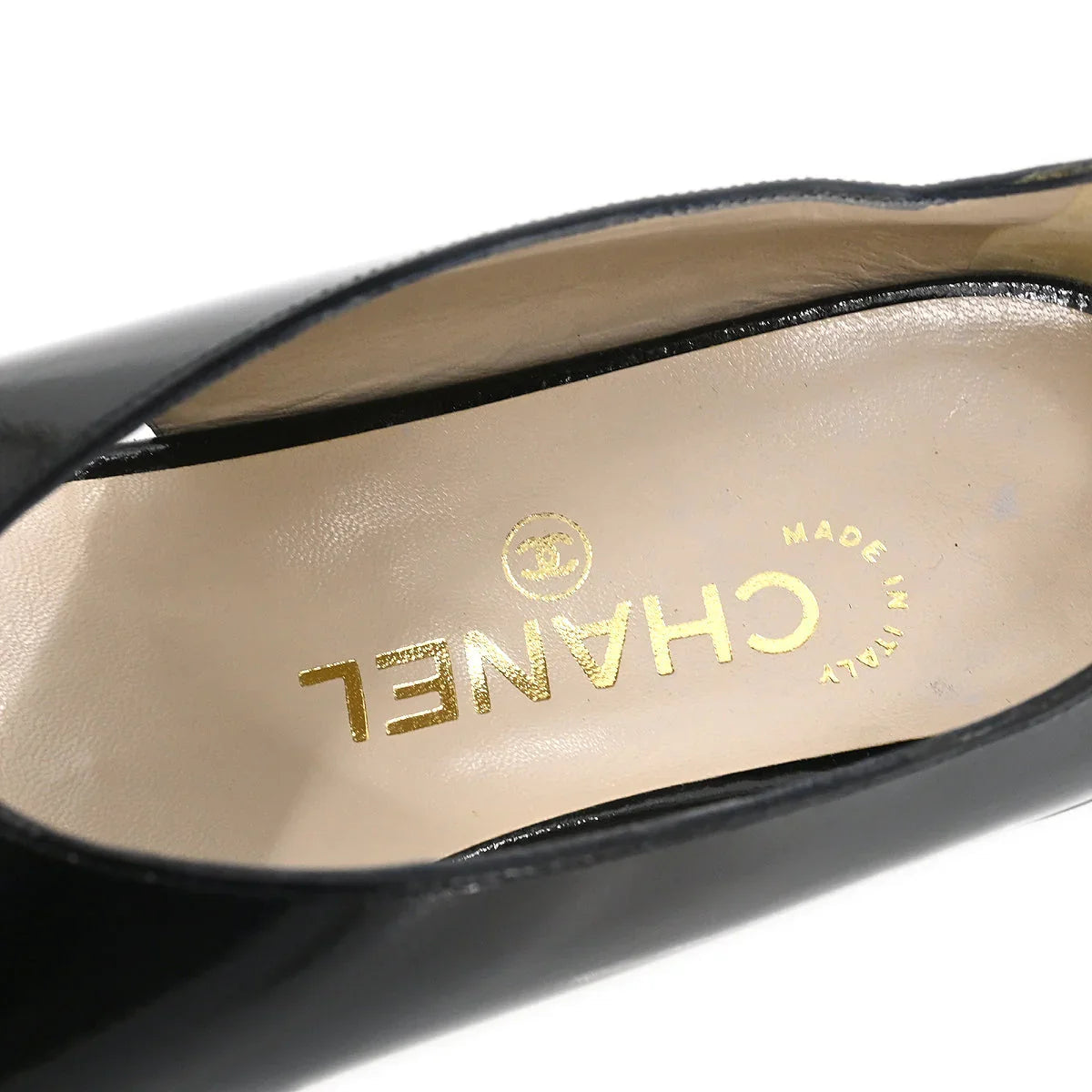 Chanel * Patent Leather Sandals Shoes #36