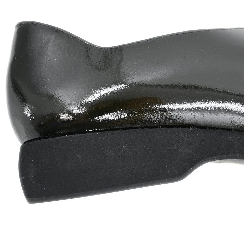 Chanel * Patent Leather Sandals Shoes #36