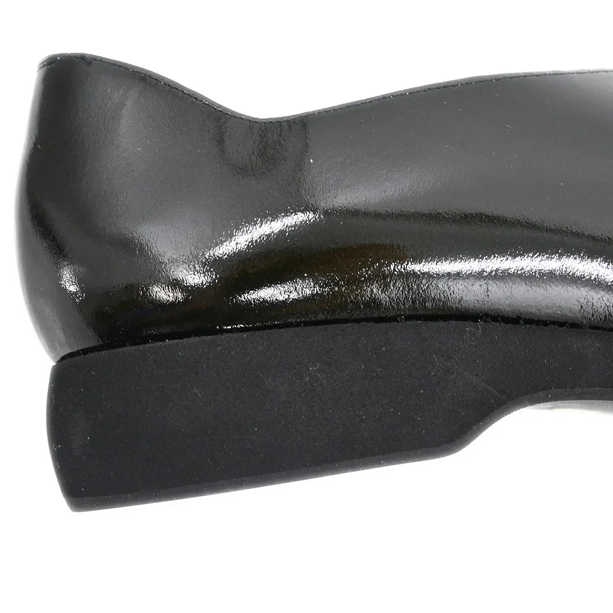 Chanel * Patent Leather Sandals Shoes #36
