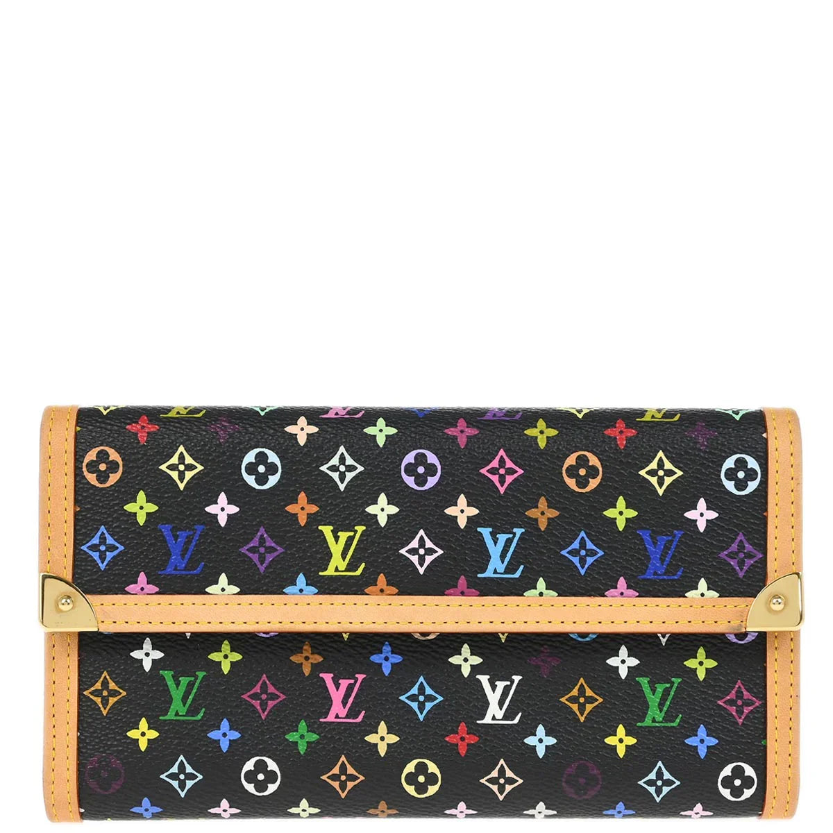 Louis Vuitton 2004 Multicolor Porte Tresor International Wallet M92658