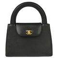 Chanel 1997-1999 Black Caviar Handbag