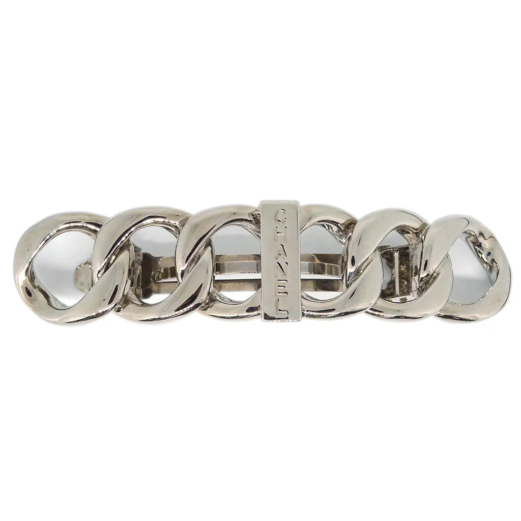 Chanel Hair Clip Hairpin Barrette Silver 98A