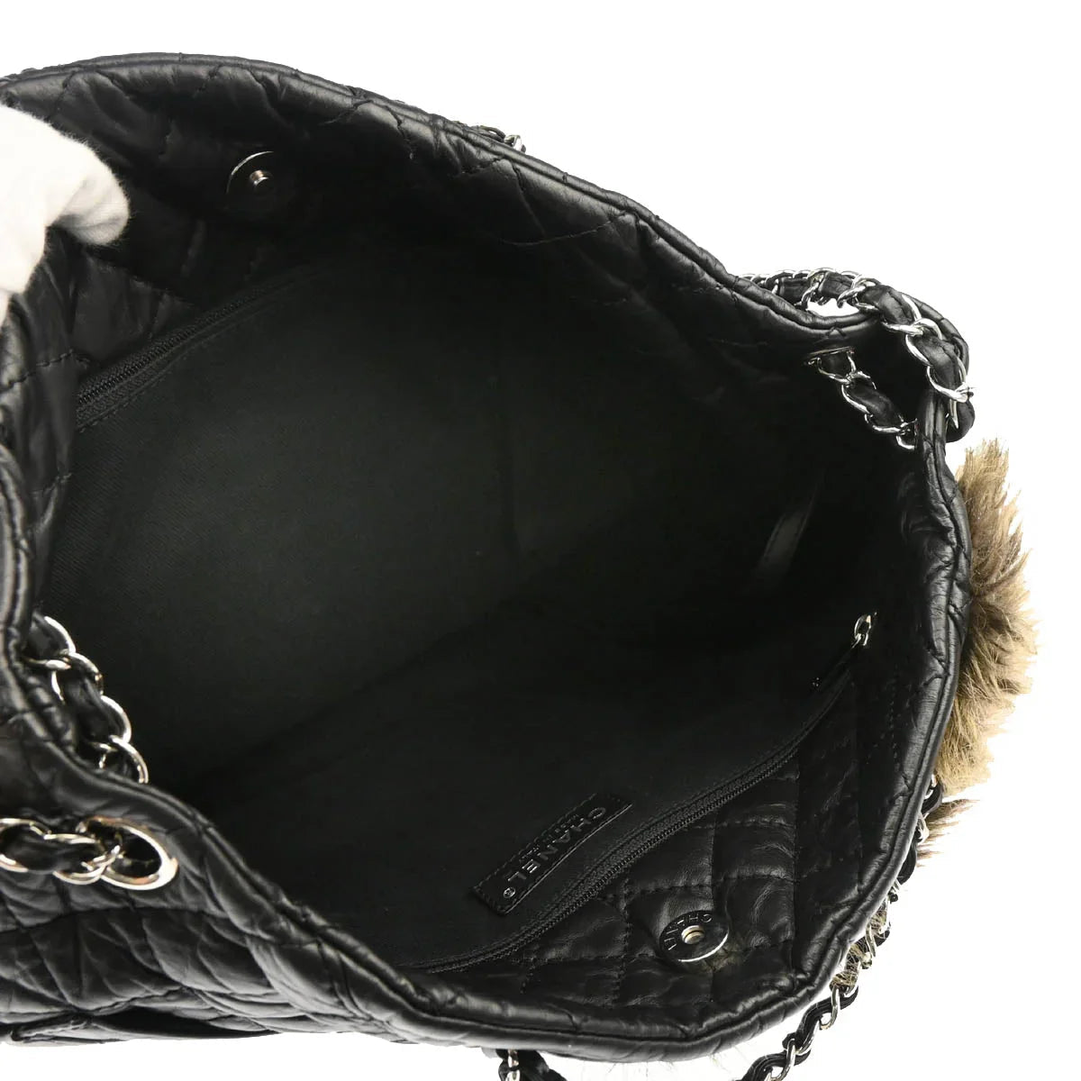 Chanel 2009-2010 Faux Fur XL Tote Bag