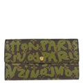 Louis Vuitton 2001 Monogram Graffiti Portefeuille Sarah Wallet M92188