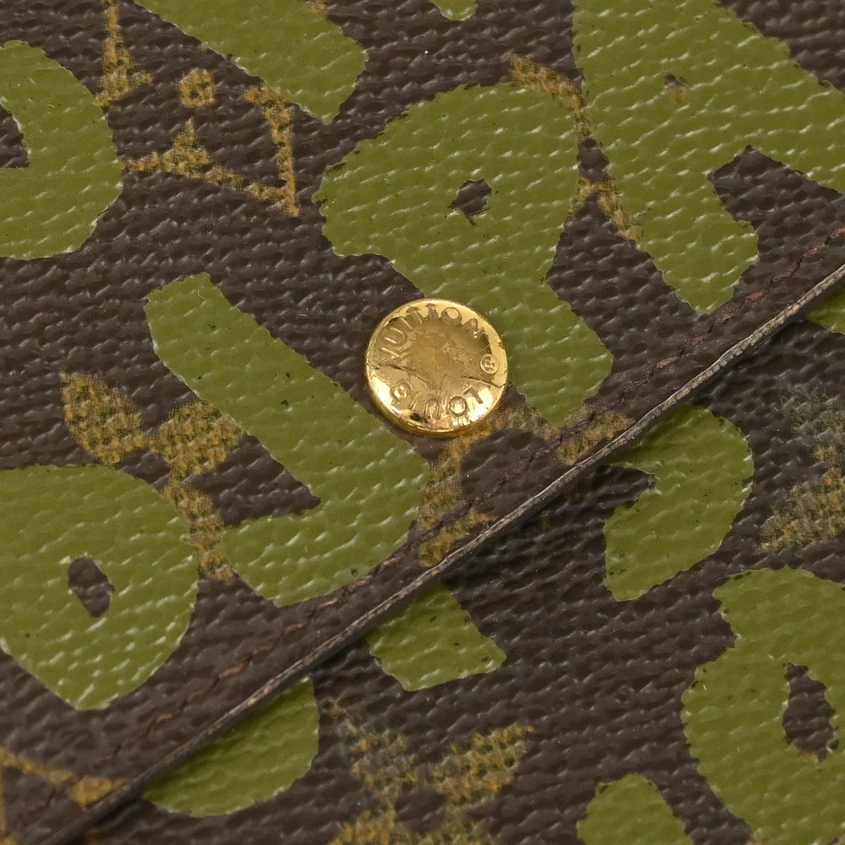 Louis Vuitton 2001 Monogram Graffiti Portefeuille Sarah Wallet M92188