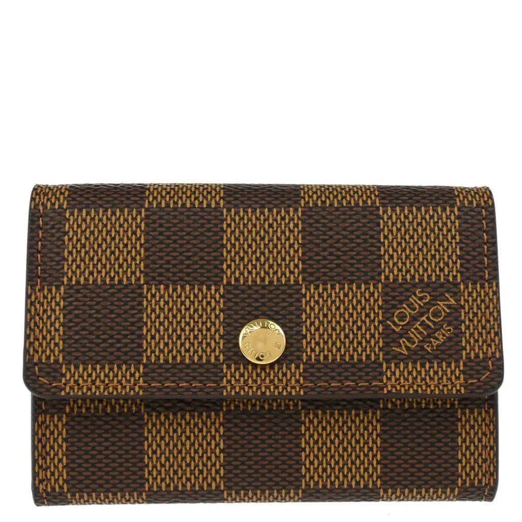 Louis Vuitton 2005 Damier Porte Monnaie Plat Coin Case Wallet N61930
