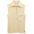 Christian Dior 2003 Sleeveless Top Ivory #40