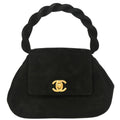 Chanel Black Suede Handbag