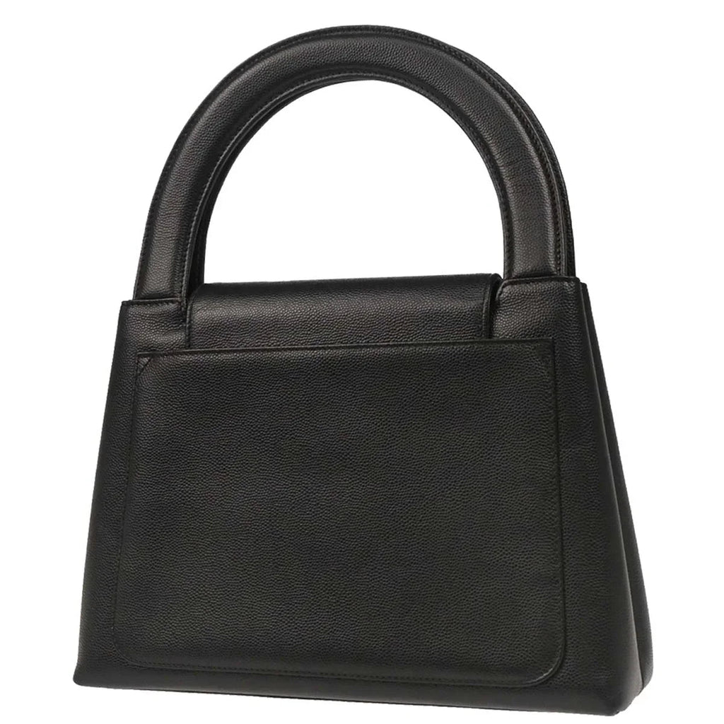 Chanel 1997-1999 Black Caviar Handbag