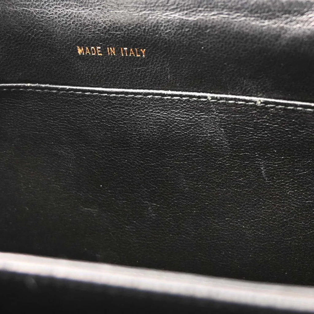 Chanel 1997-1999 Black Caviar Handbag