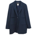Chanel 1996 Single Breasted Jacket Navy #40