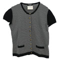 Chanel 1995 Short Sleeve Top Black #42
