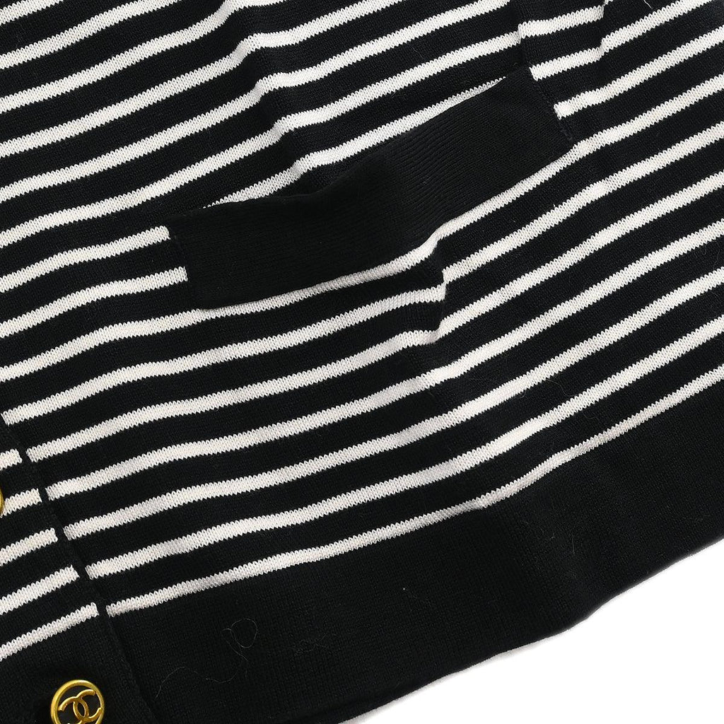 Chanel 1995 Short Sleeve Top Black #42
