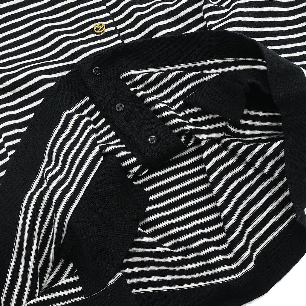 Chanel 1995 Short Sleeve Top Black #42