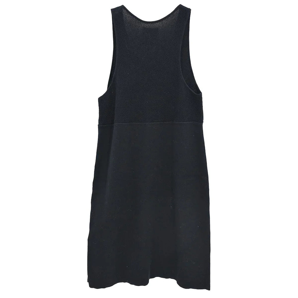 Chanel 2004 Sport Line Sleeveless Dress Black #38