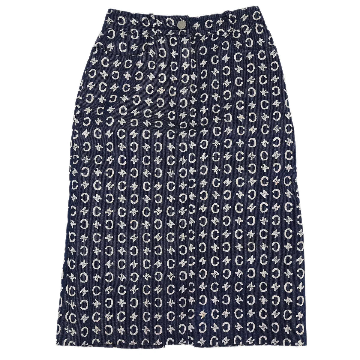 Celine Skirt Macadam Denim Blue #34