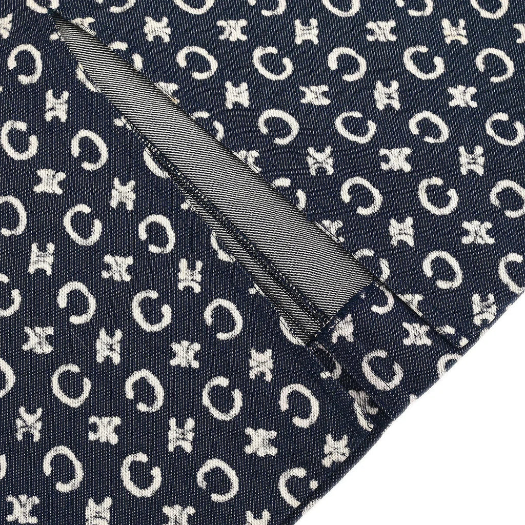 Celine Skirt Macadam Denim Blue #34