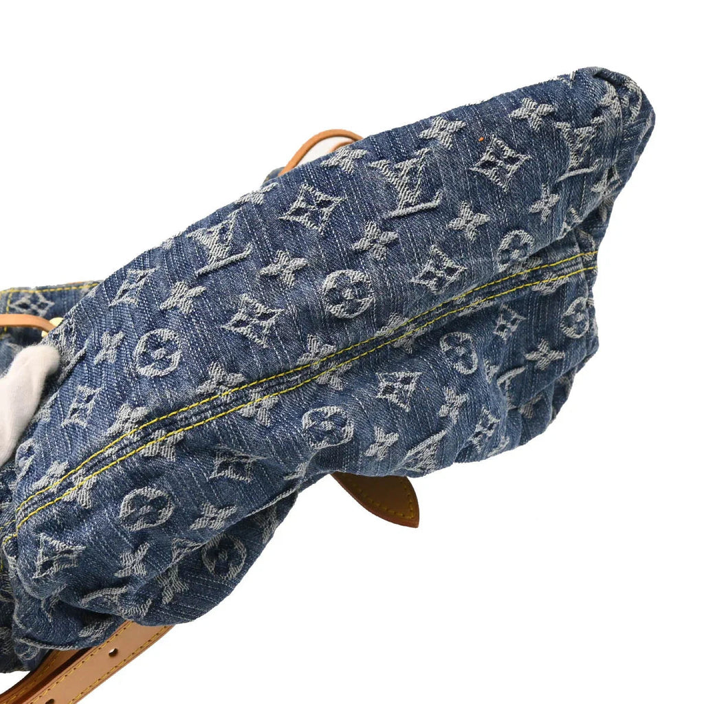 Louis Vuitton 2006 Blue Monogram Denim Sac a Dos GM Backpack M95056