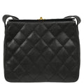 Chanel 1996-1997 Black Caviar Shoulder Bag