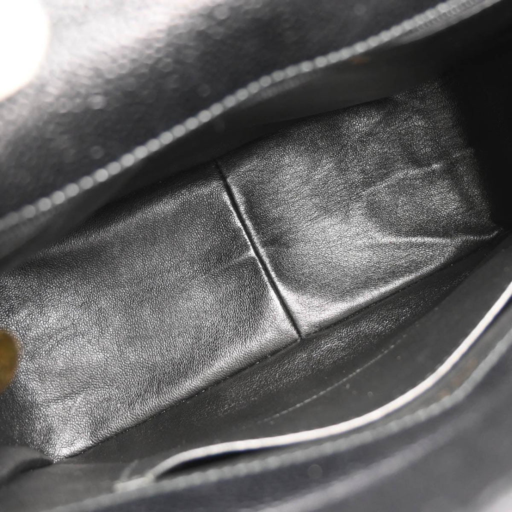 Chanel 1996-1997 Black Caviar Shoulder Bag
