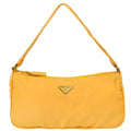 Prada Yellow Nylon Handbag
