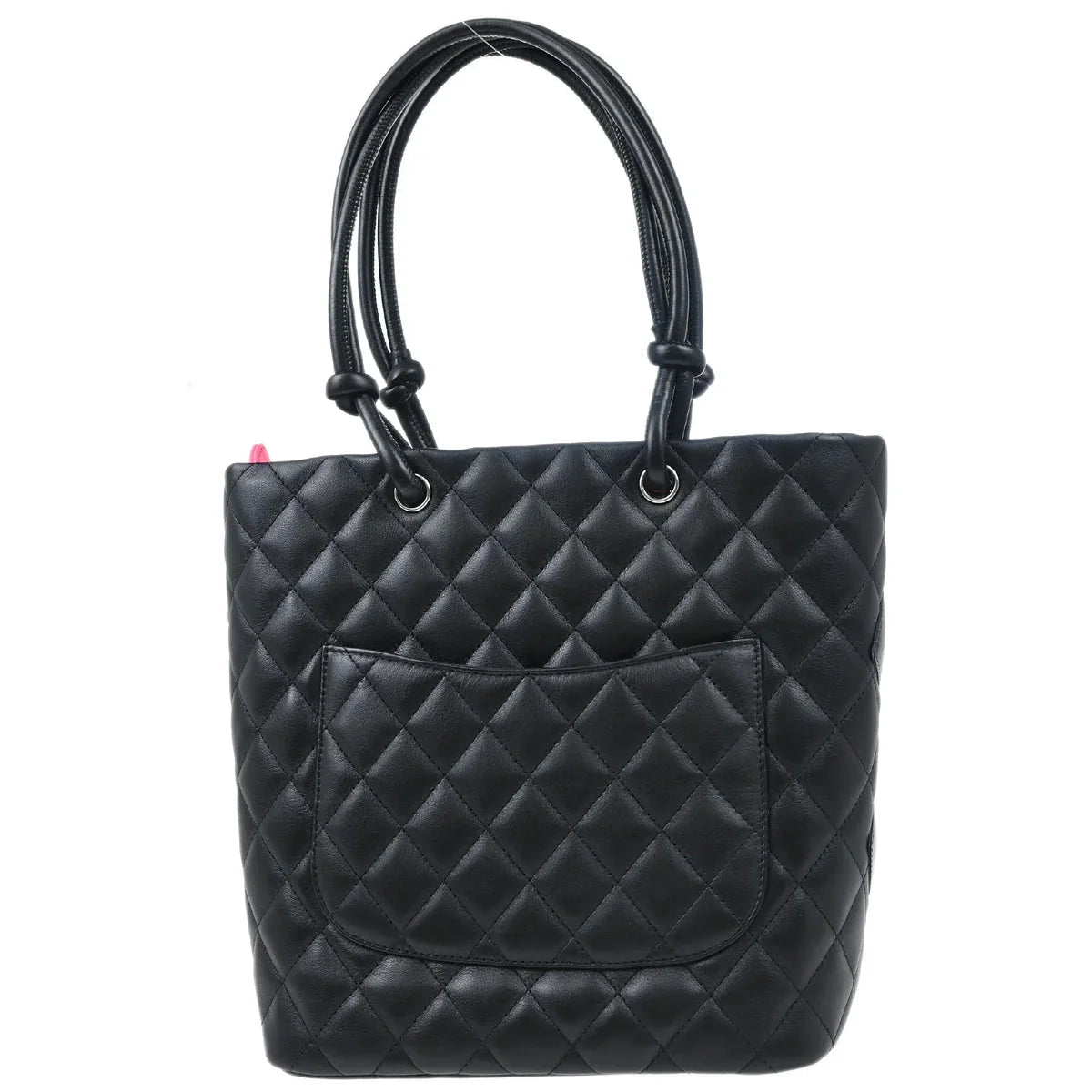 Chanel 2009-2010 Black Calfskin Cambon Ligne Tote Handbag