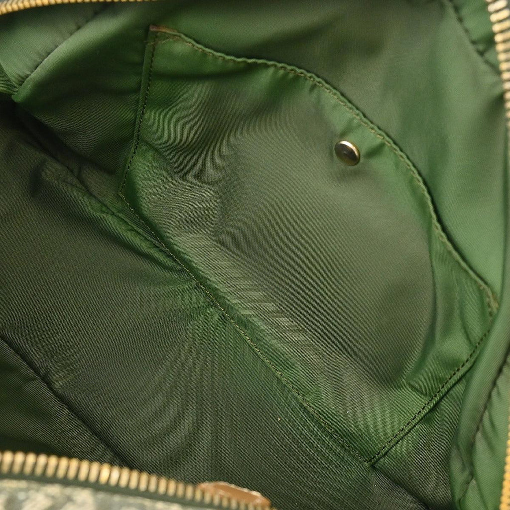 Christian Dior Green Double Saddle Trotter Handbag