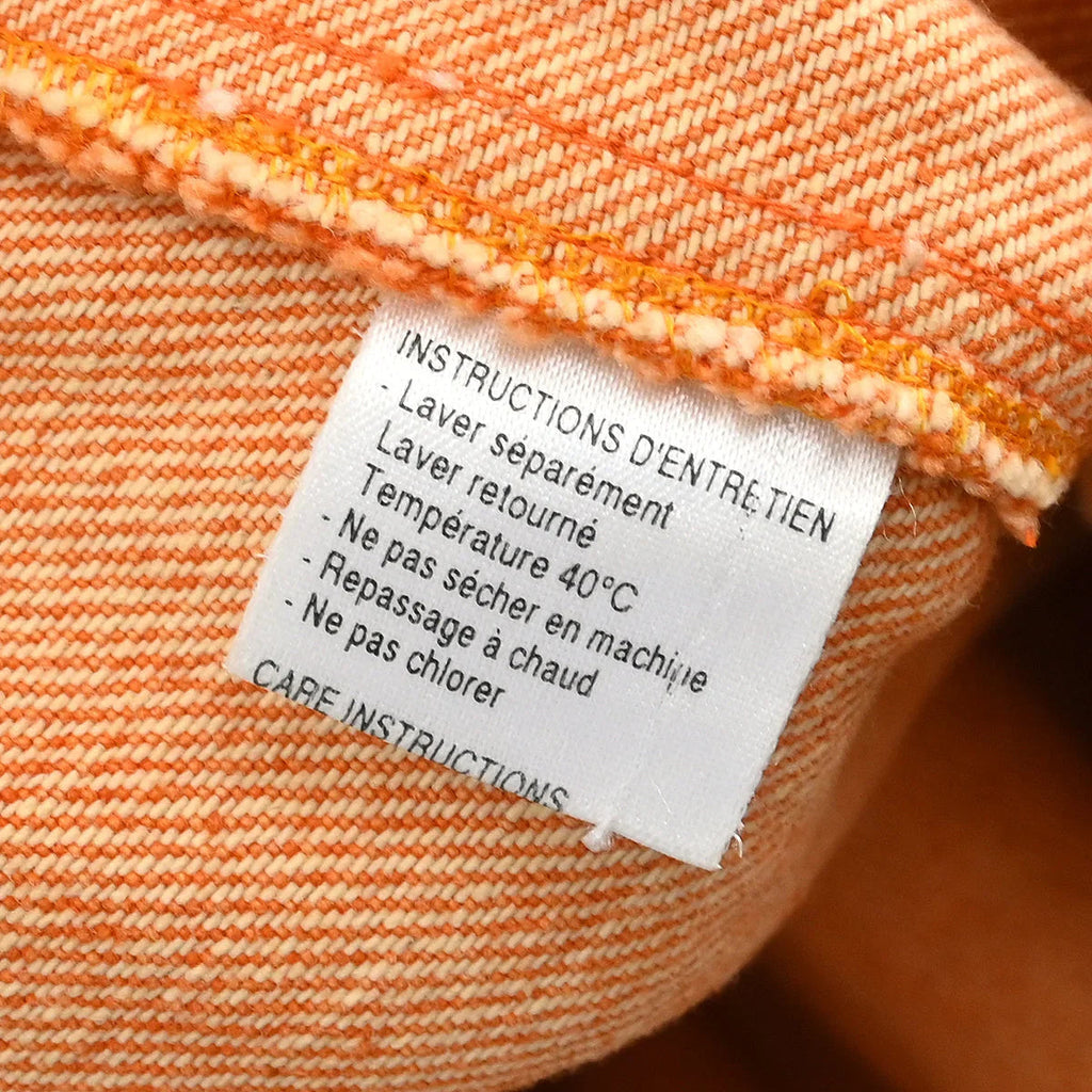 Chanel Denim Skirt Orange #44