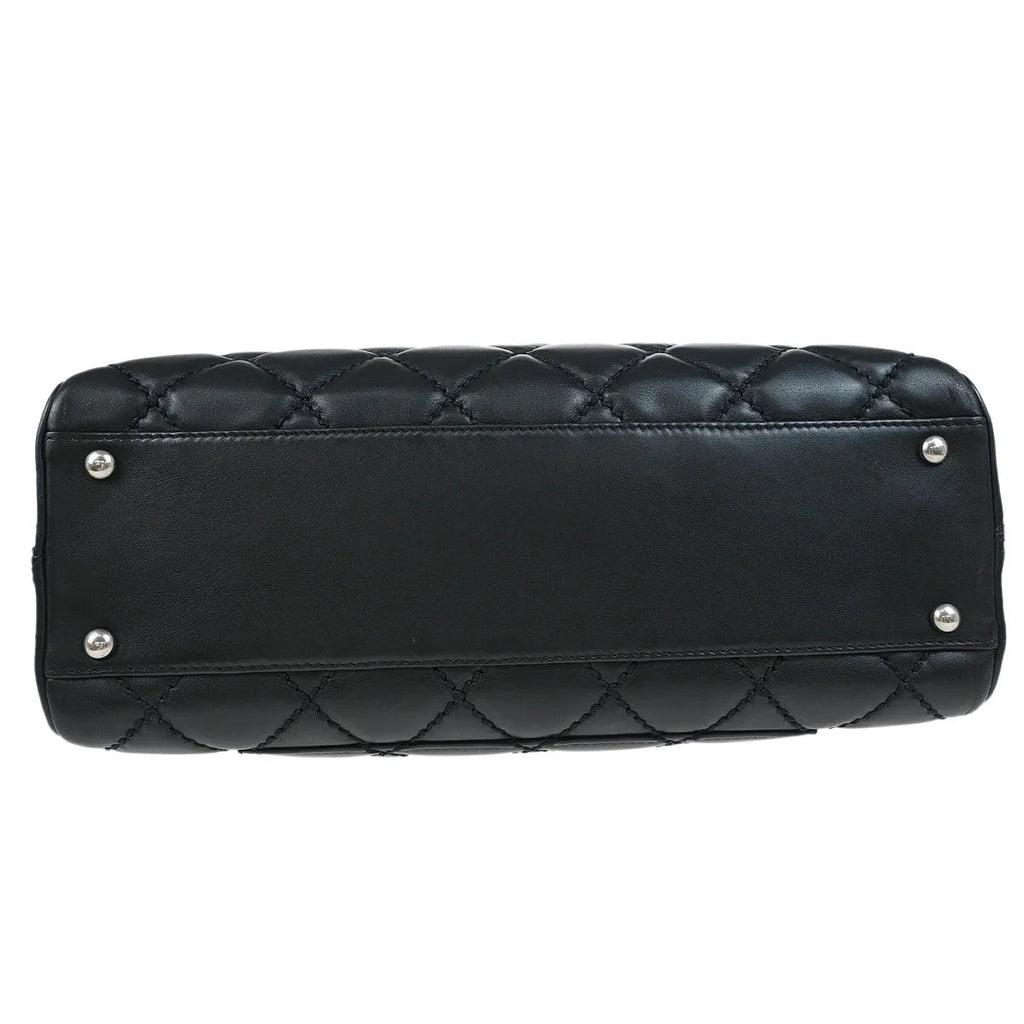 Chanel 2006-2008 Black Calfskin Wild Stitch Handbag