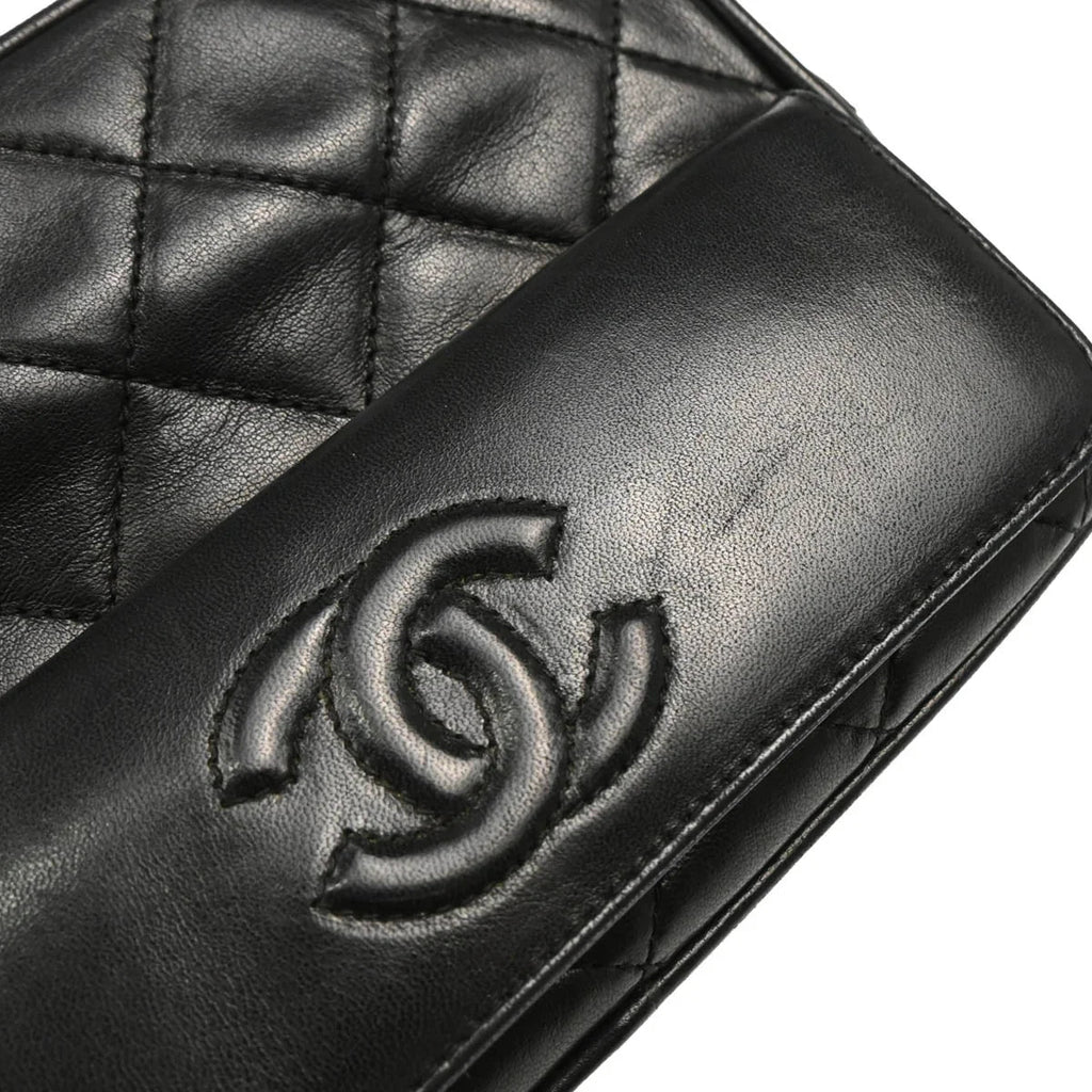 Chanel Black Lambskin Camera Bag Mini