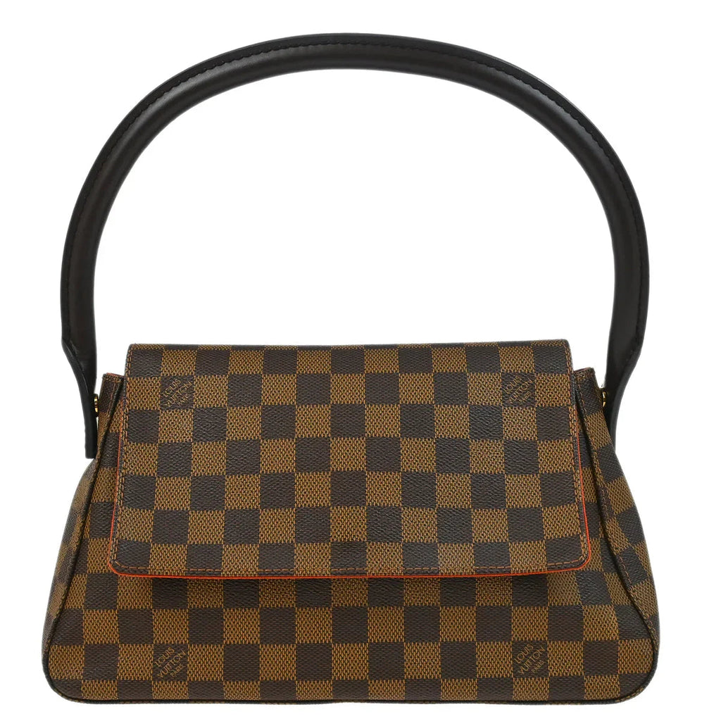 Louis Vuitton 2002 Damier Mini Looping Handbag N51158