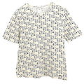 Celine Macadam T-shirt White #L
