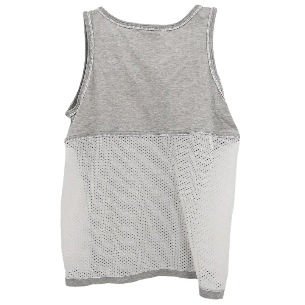 Chanel 2004 Sport Line Sleeveless Mesh Top Gray #38