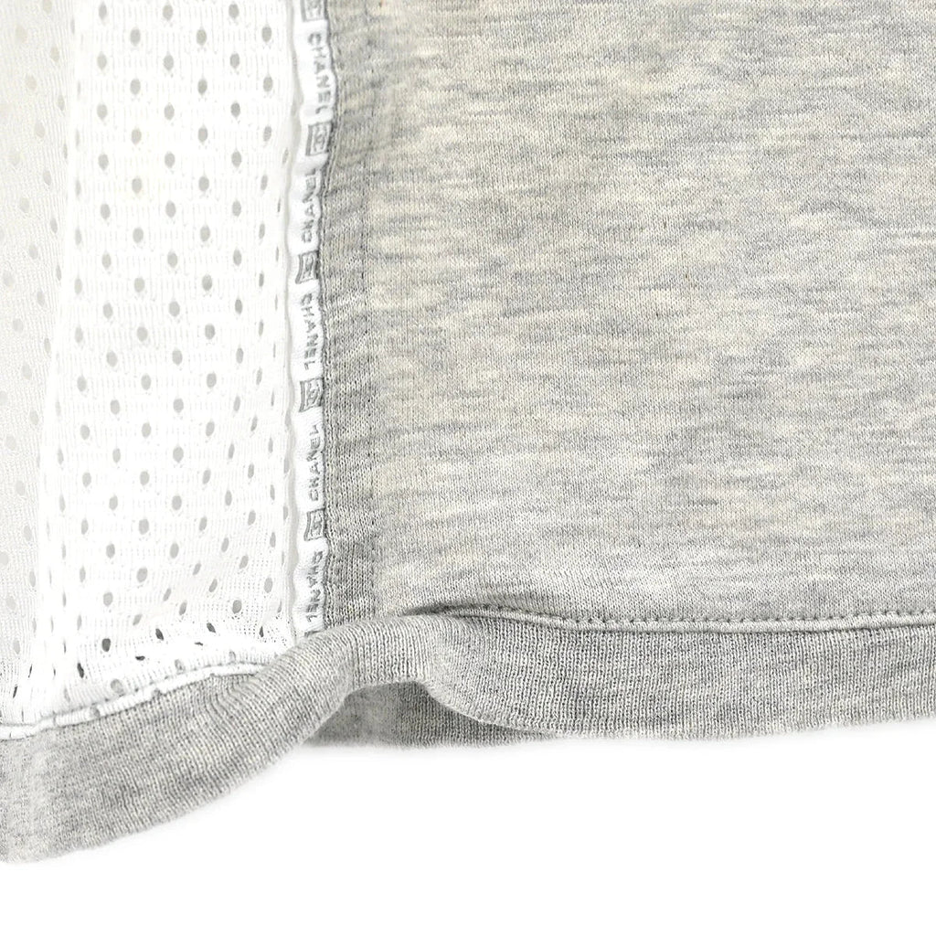 Chanel 2004 Sport Line Sleeveless Mesh Top Gray #38