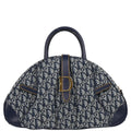 Christian Dior 2000 Navy Double Saddle Trotter Handbag