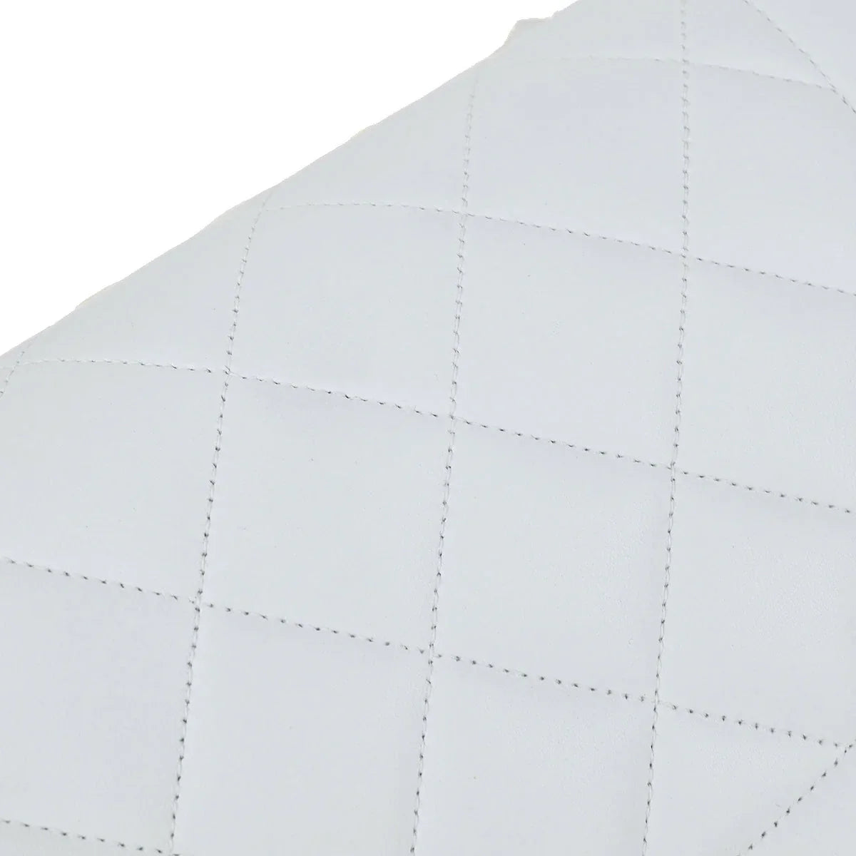 Chanel * 1994-1996 White Lambskin Medium Diana Shoulder Bag
