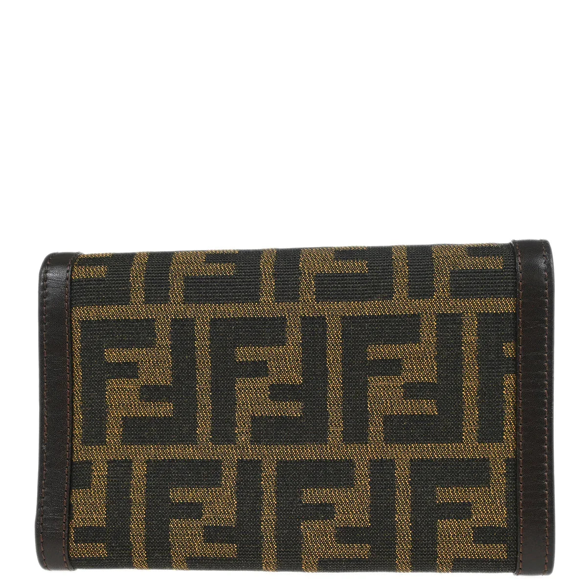 Fendi 2001 Brown Zucca Wallet Purse