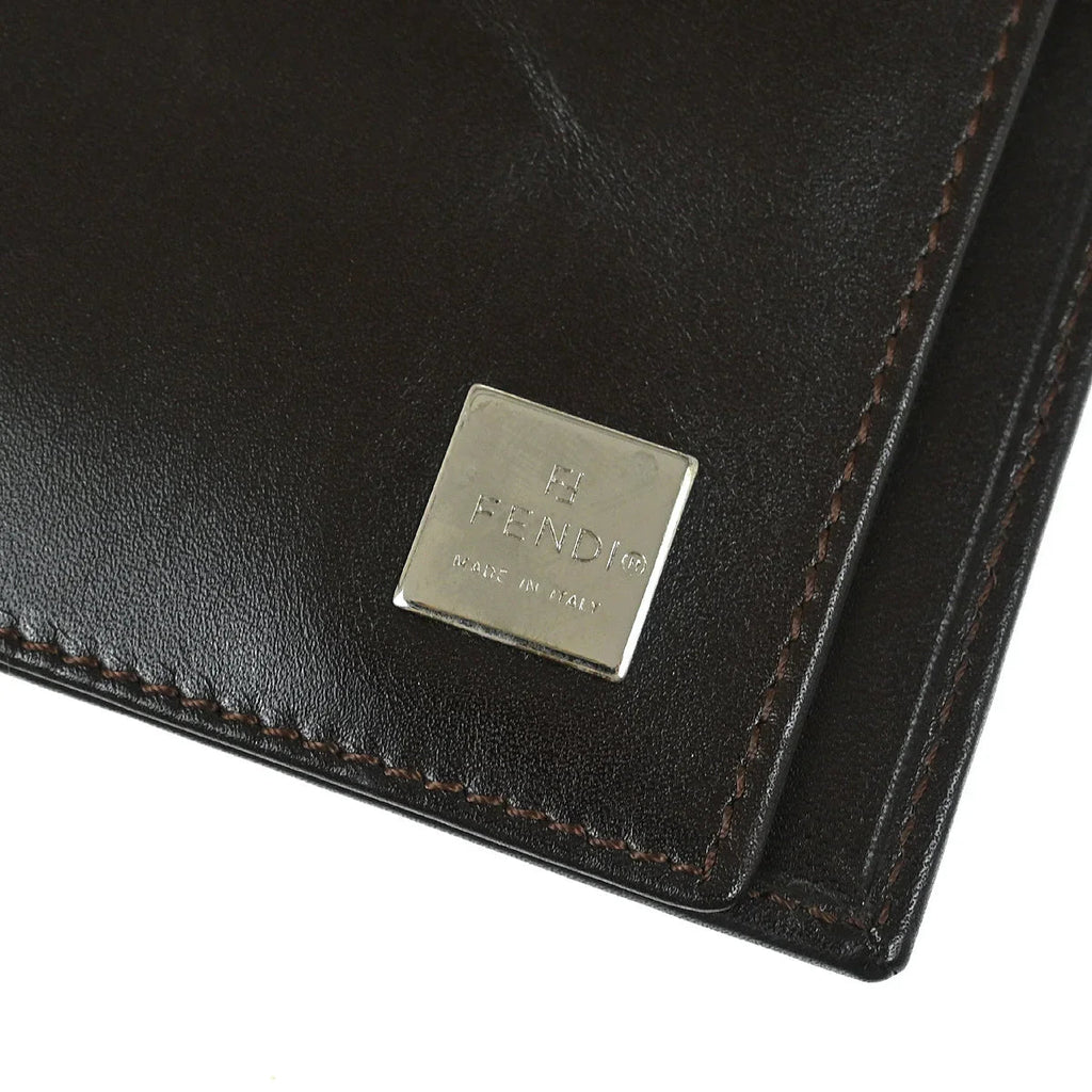Fendi 2001 Brown Zucca Wallet Purse