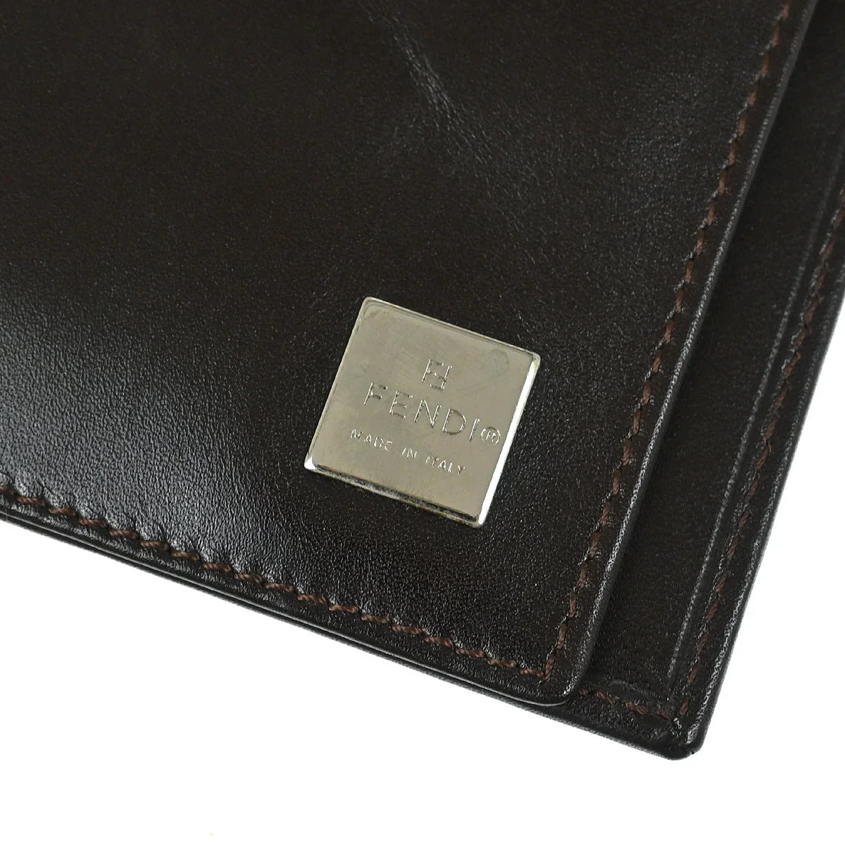 Fendi 2001 Brown Zucca Wallet Purse