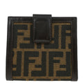 Fendi 2001 Brown Zucca Wallet Purse