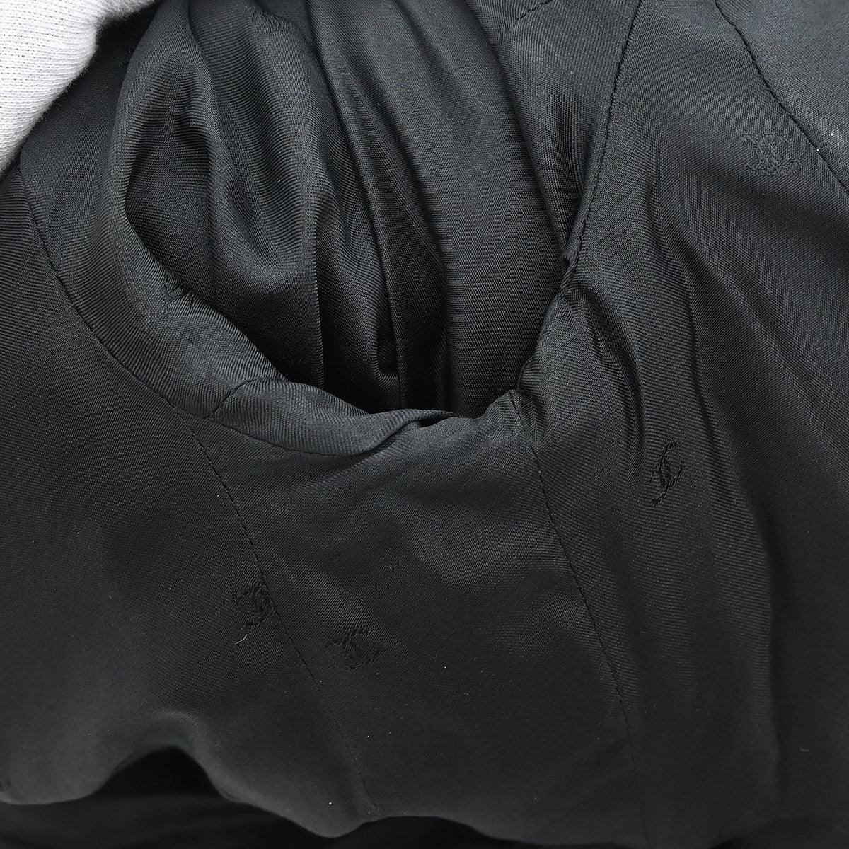 Chanel 1995 Suit Jacket Skirt Black #36