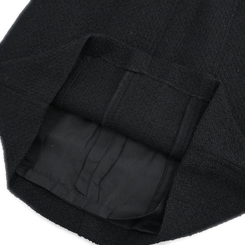 Chanel 1995 Suit Jacket Skirt Black #36