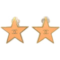 Chanel Star Earrings Clip-On Pink 01P