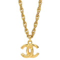 Chanel Gold CC Chain Pendant Necklace