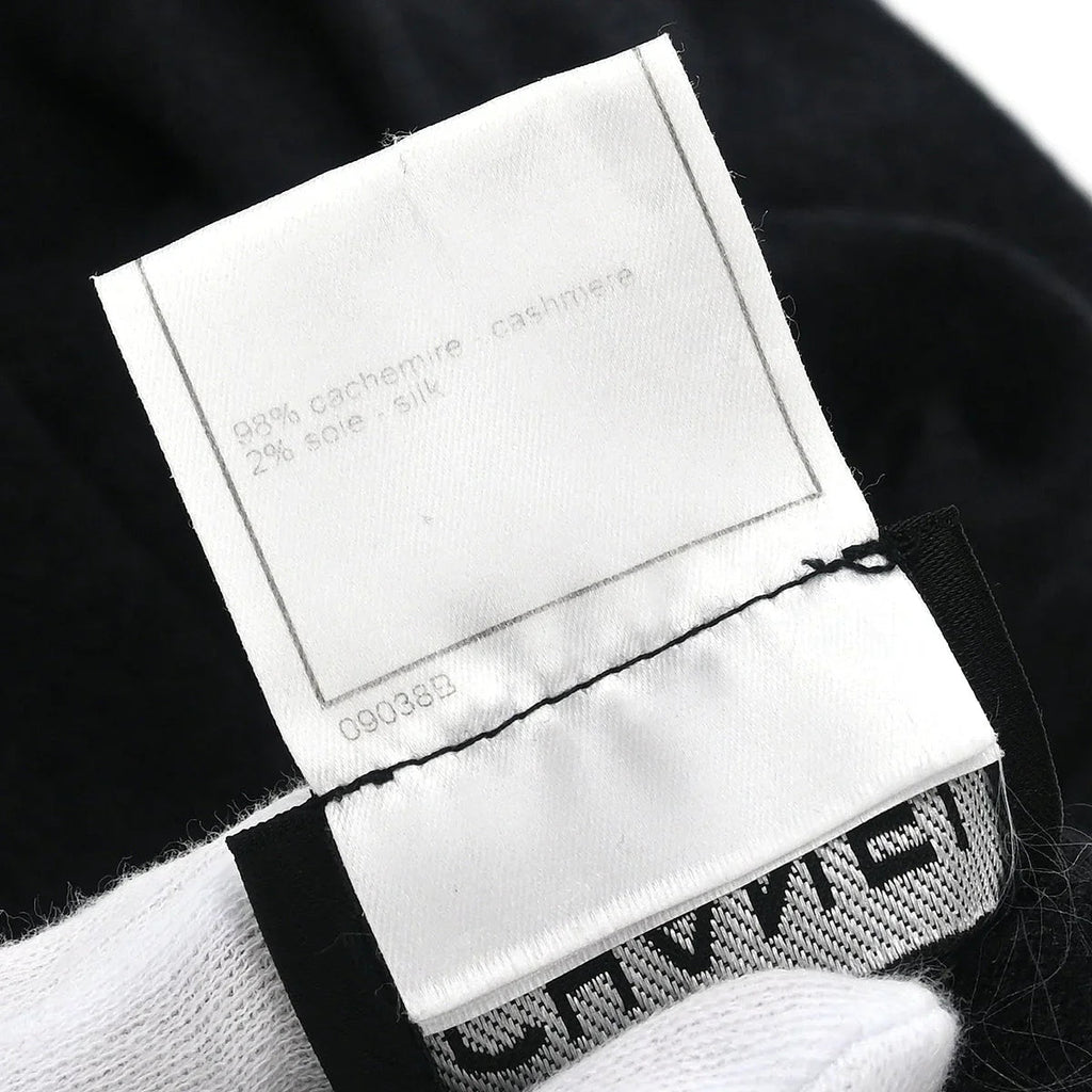 Chanel 1999 Short Sleeve Top Black 99A #42