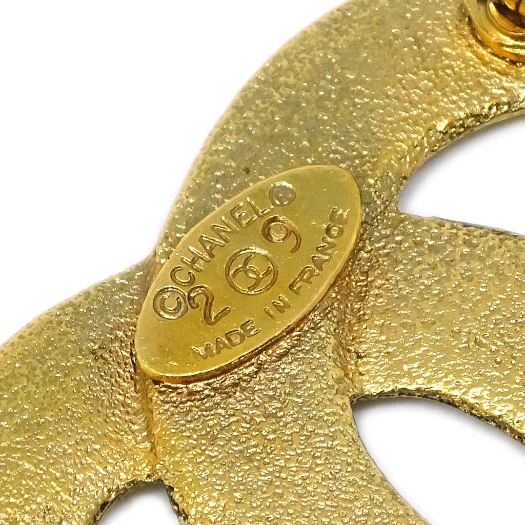 Chanel CC Brooch Pin Gold 1264/29