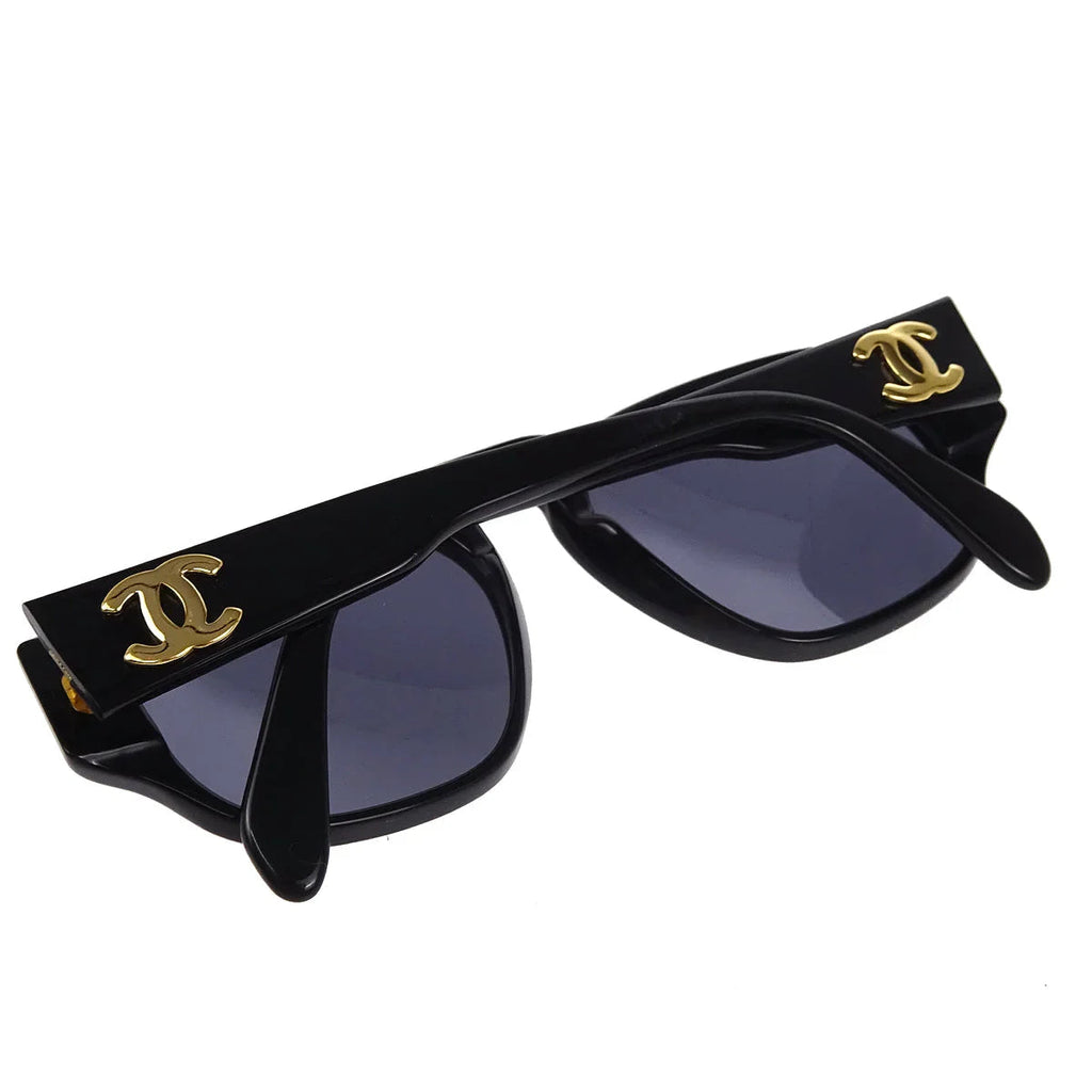 Chanel Sunglasses Eyewear Black Small Good